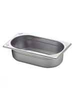 Cuba Tramontina 1/4 Em Aço Inox Sem Alças Profundidade 100 Mm - Aço 430 Tramontina