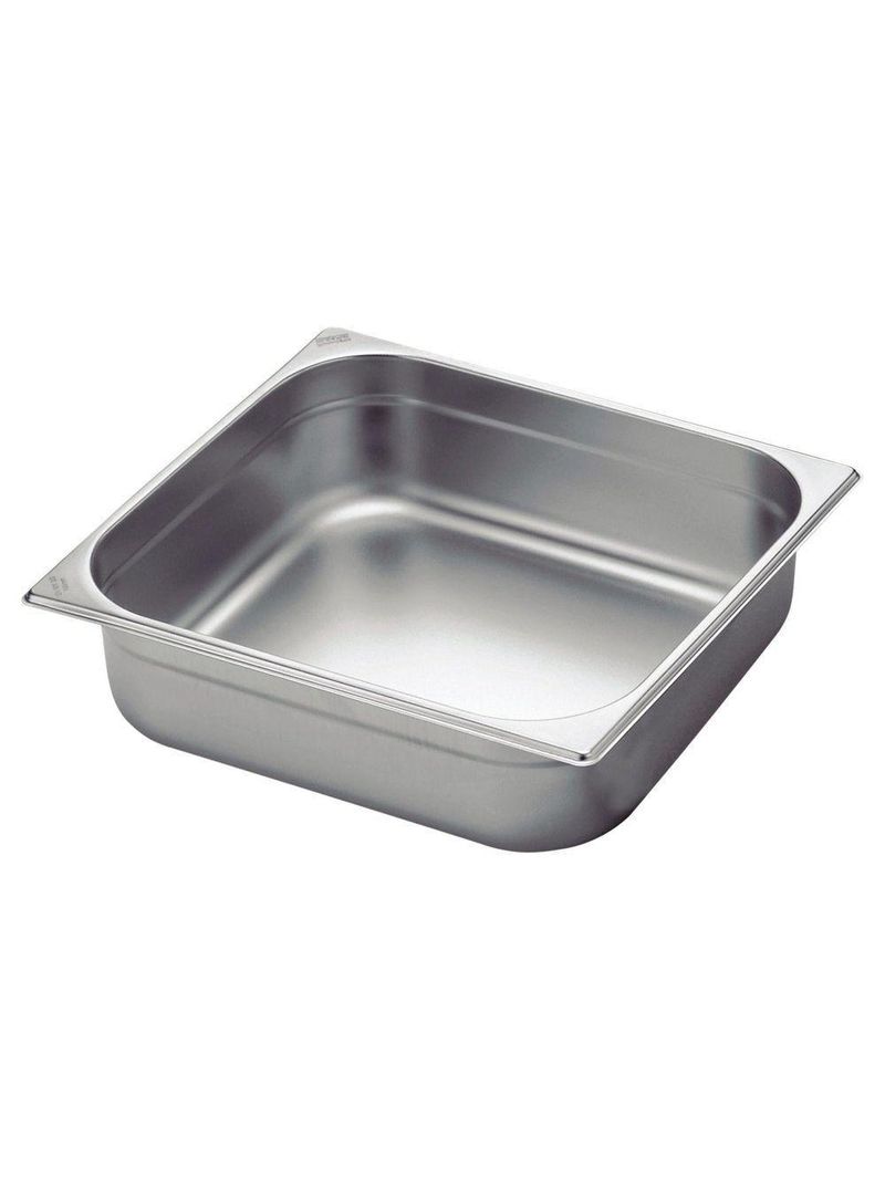 Cuba Tramontina Gn 2/3 Em Aço Inox Sem Alças Profundidade 100 Mm - Aço 430 Tramontina
