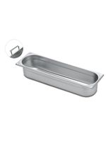 Cuba Tramontina Gn 2/4 Em Aço Inox Com Alças Móveis Profundidade 100 Mm - Aço 304 Tramontina