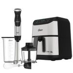 Kit Mixer Oster 3 em 1 e Fritadeira Inox 5L 220V