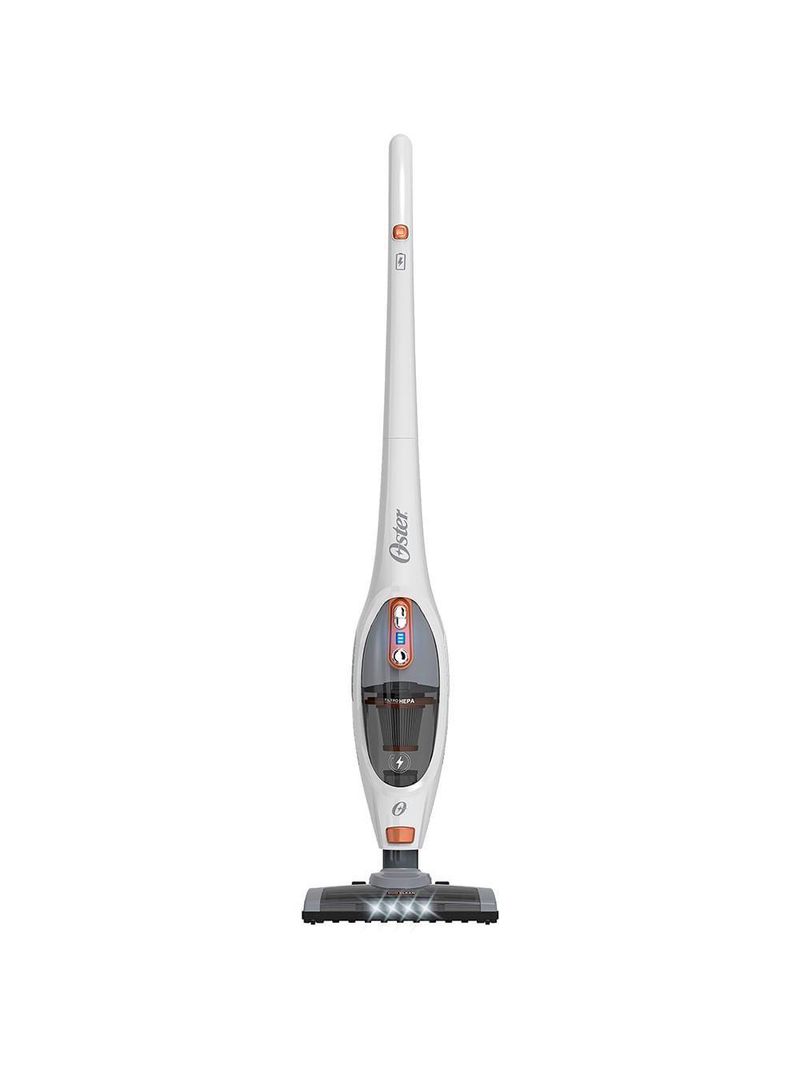 Aspirador de Pó Vertical Sem Fio Oster White Duo Clean 2 em 1 - Bateria