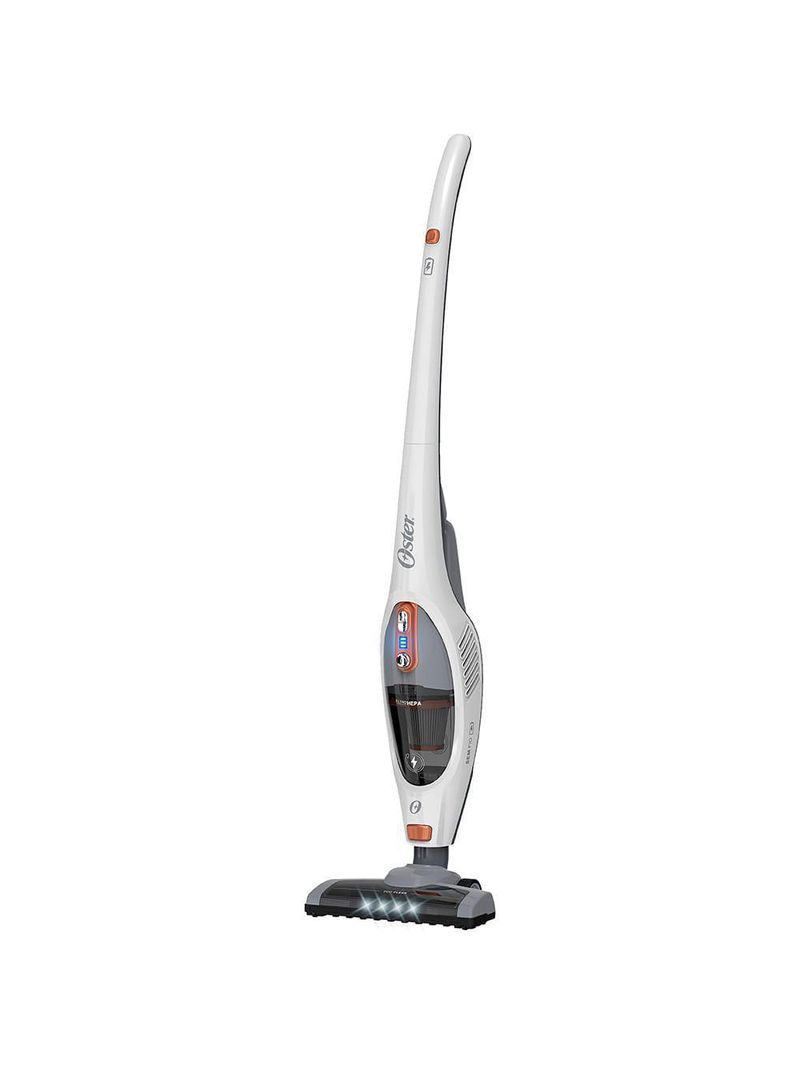 Aspirador de Pó Vertical Sem Fio Oster White Duo Clean 2 em 1 - Bateria