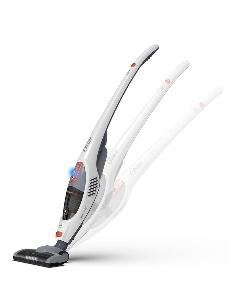 Aspirador de Pó Vertical Sem Fio Oster White Duo Clean 2 em 1 - Bateria