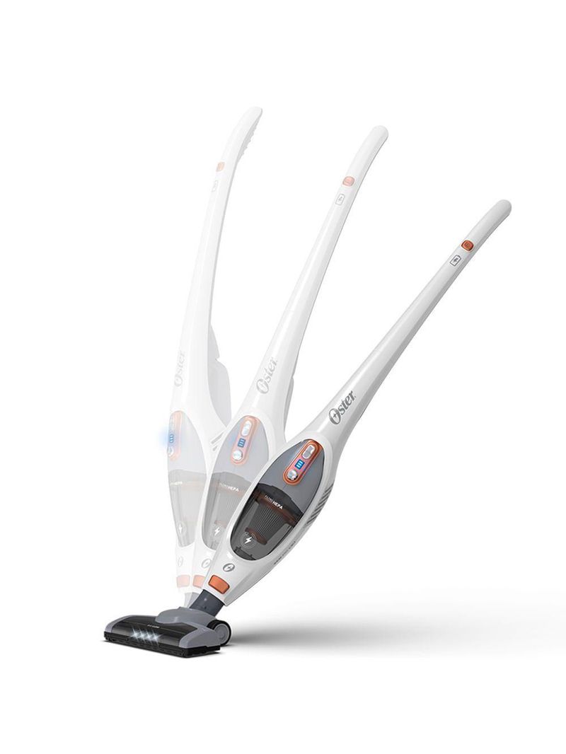 Aspirador de Pó Vertical Sem Fio Oster White Duo Clean 2 em 1 - Bateria