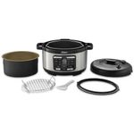 Kit Panela De Pressão 5,7L Multifunções E Cafeteira Com Jarra Inox Oster 110V