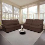 Conjunto Sofá Coliseu 3 E 2 Lugares Bouclê Cafe - King House