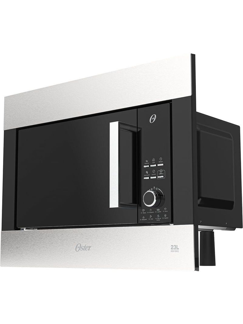 Forno Micro-ondas De Embutir Oster Black Inox 23L 110V