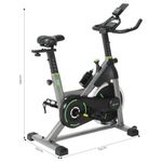 Bicicleta Ergométrica Spinning Gallant Power Pro Mecânica Roda De Inercia 20kg (GSB20HBTA-PT)