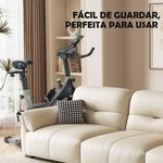 Bicicleta Ergométrica Spinning Gallant Power Pro Mecânica Roda De Inercia 20kg (GSB20HBTA-PT)