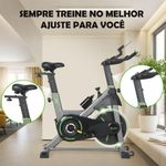 Bicicleta Ergométrica Spinning Gallant Power Pro Mecânica Roda De Inercia 20kg (GSB20HBTA-PT)