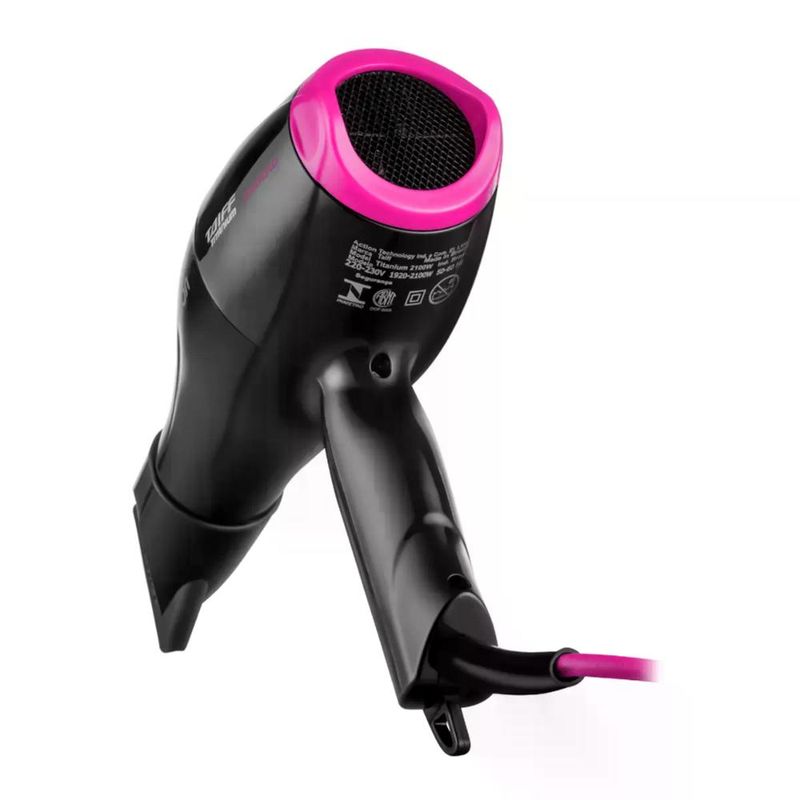 Secador de cabelo titanium 2100w pink
