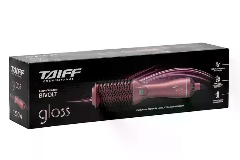 Escova secadora gloss rose biv