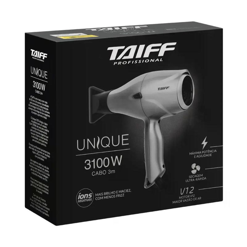 Secador de cabelo unique 3100w