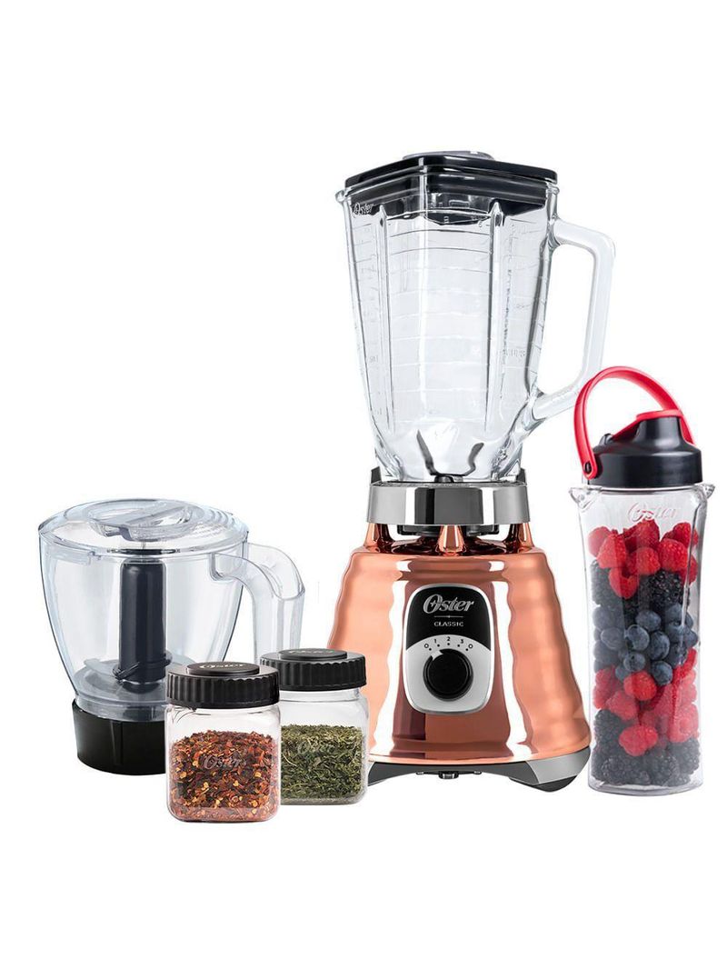 Kit Oster New Osterizer Liquidificador E Acessórios Cobre 220V