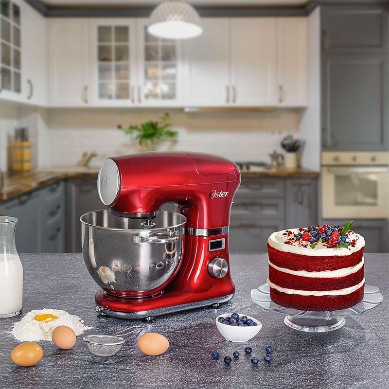 Batedeira Planetária Digital Oster Bowl Inox 5L - 110V