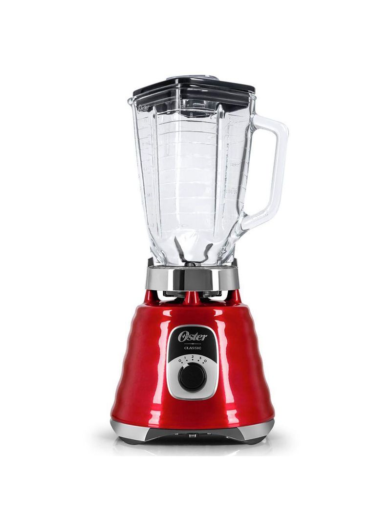 Kit New Osterizer Vermelho - Liquidificador e Base Processadora Oster - 220V