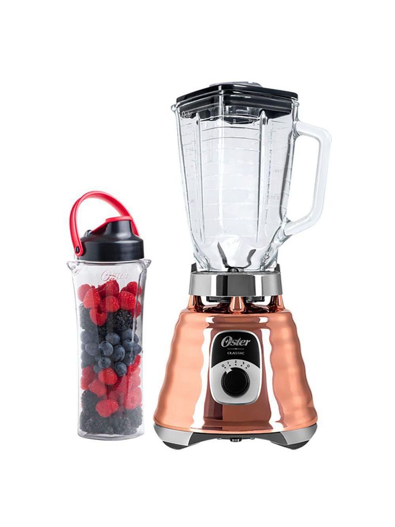 Kit Oster New Osterizer Liquidificador E Jarra Blend N Go Cobre 220V