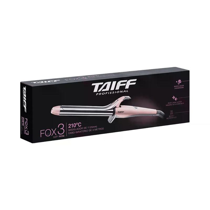 Modelador  fox 3 soft rose 210ºc