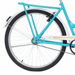 Bicicleta Soberana Urbana Transporte e Passeio Aro 26 Quadro Aço 1v Verde Tiffany Mormaii
