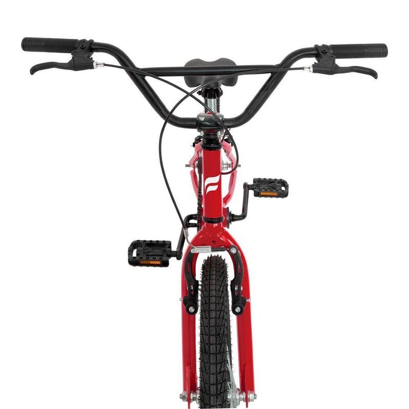 Bicicleta Sts Cross 1v Mountain Bike Aro 20 Quadro Aço V-brake Vermelho Coke Free Action