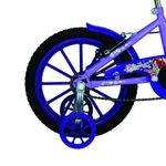 Bicicleta Sweet Girl Aro 16 V-Brake Lilás Infantil com Cesta e Rodinhas Mormaii