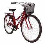 Bicicleta Urbana Soberana Transporte e Passeio Aro 26 Quadro Aço 1 Velocidade Mormaii Vermelho