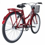 Bicicleta Urbana Soberana Transporte e Passeio Aro 26 Quadro Aço 1 Velocidade Mormaii Vermelho