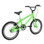 Bicicleta Sts Cross Mountain Bike Aro 20 Quadro Aço 1 Velocidade Verde Kawasaki Free Action