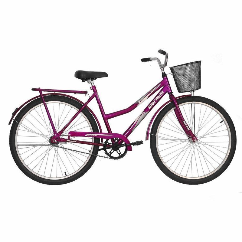Bicicleta Soberana Urbana Transporte e Passeio Aro 26 Quadro Aço 1v Violeta Mormaii