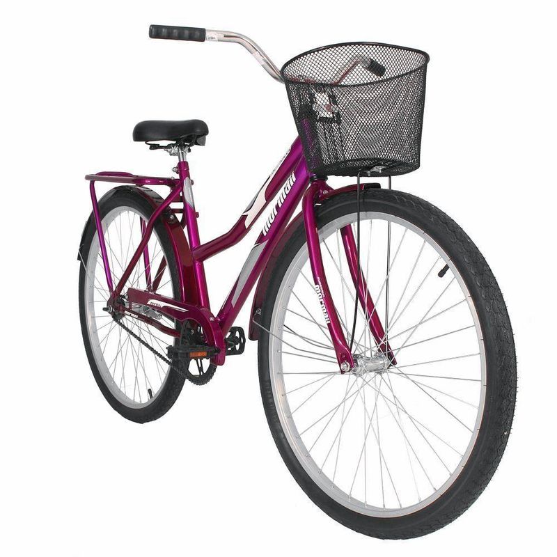 Bicicleta Soberana Urbana Transporte e Passeio Aro 26 Quadro Aço 1v Violeta Mormaii