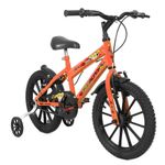 Bicicleta Infantil Joy Mtb Aro 16 Quadro em Aço 1v V-brake Laranja Free Action