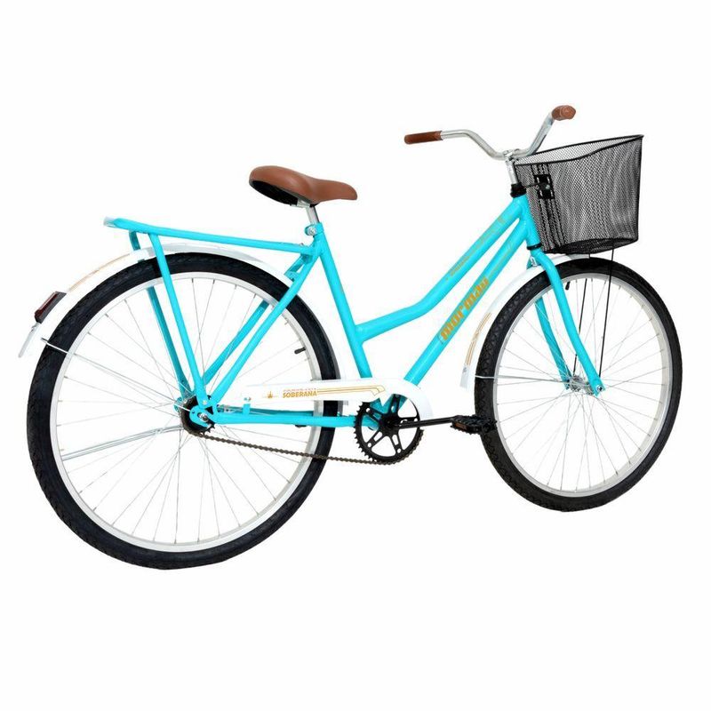Bicicleta Soberana Urbana Transporte e Passeio Aro 26 Quadro Aço 1v Contra Pedal Mormaii