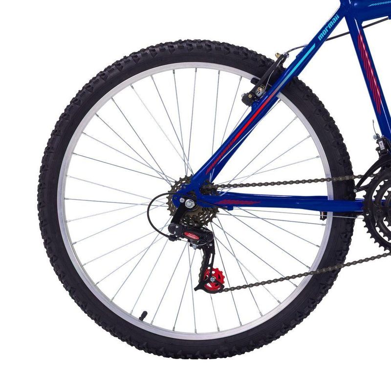 Bicicleta Storm Mountain Bike Aro 26 Quadro Aço 18 Marchas Azul Alanya Mormaii