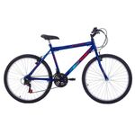 Bicicleta Storm Mountain Bike Aro 26 Quadro Aço 18 Marchas Azul Alanya Mormaii