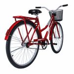 Bicicleta Soberana Urbana Transporte e Passeio Aro 26 Quadro Aço 1 Velocidade Mormaii