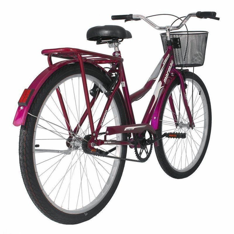 Bicicleta Soberana Urbana Transporte Aro 26 Quadro Aço 1 Marcha Mormaii Violeta