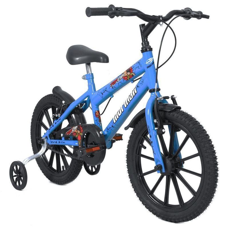 Bicicleta Infantil Aro 16 Top Lip Mtb 1v com V-brake Azul Capri Mormaii