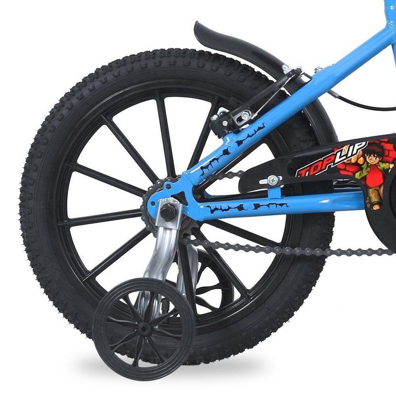 Bicicleta Infantil Aro 16 Top Lip Mtb 1v com V-brake Azul Capri Mormaii