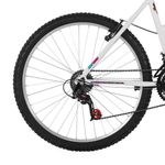 Bicicleta Safira Mountain Bike Aro 26 Quadro Aço 18 Marchas V-brake Branco Mormaii