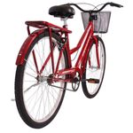 Bicicleta Paradise Urbana Aro 26 Quadro Aço 1 Marcha Vermelho Free Action