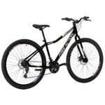 Bicicleta Riese 15 Mountain Bike Aro 29 Quadro Aço 21v Freio a Disco Free Action Preto Brilho