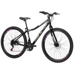 Bicicleta Riese 15 Mountain Bike Aro 29 Quadro Aço 21v Freio a Disco Free Action Preto Brilho