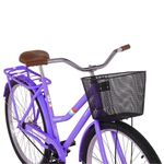 Bicicleta Paradise Urbana Aro 26 Quadro Aço 1 Marcha Contra Pedal Lilás Free Action