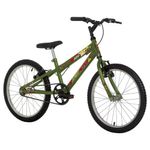 Bicicleta Joy Mountain Bike Aro 20 Quadro Aço 1v Verde Militar Free Action