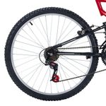 Bicicleta Mountain Bike Full FA 240 Aro 26 Quadro Aço 18 Marchas V-Brake Vermelho Coke Free Action