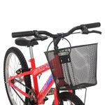 Bicicleta Kiss Mountain Bike Aro 20 Quadro Aço 1 Marcha Vermelho Coke Free Action
