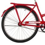 Bicicleta Paradise Urbana Aro 26 Quadro Aço 1v Vermelho Coke Free Action