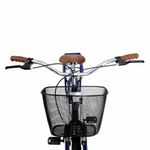 Bicicleta Soberana Urbana Transporte e Passeio Aro 26 Quadro Aço 1v Azul V-Brake Mormaii