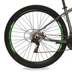 Bicicleta Flexus 31 Mtb Aro 29 Quadro Alumínio 21 Marchas Free Action Grafite-verde