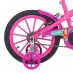 Bicicleta Infantil Aro 16 Capivara Lovers com Freio V-Brake Rosa Chicle Free Action